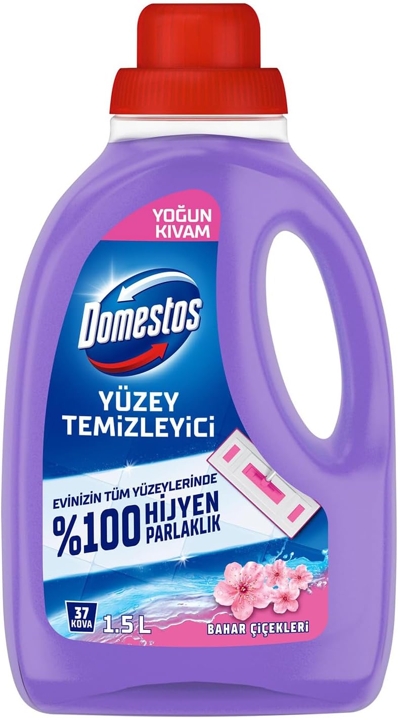 Alternative view of Domestos Yüzey Temizleyici Çiçekleri Maksimum Hijyen Tüm Yüzeyler için Yüzey Temizleyici 1500 ml