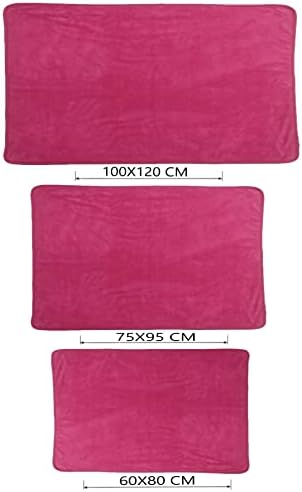 Alternative view of Kedi Ve Köpek Battaniyesi yumuşak Peluş Yıkanabilir 1 ADET FUŞYA (KÜÇÜK BOY 80X60)