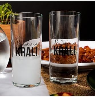 Alternative view of Babaların Kralı Tasarımlı Babalar Günü Hediyesi Rakı Kadehi Seti