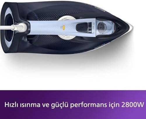 7000 Serisi Buharlı Ütü - 2800W, SteamGlide Plus Taban, 250 g Güçlendirme, 50 g/dk Sürekli Buhar, Otomatik Kapanma, Hızlı Kireç Temizleme (DST7030/20)