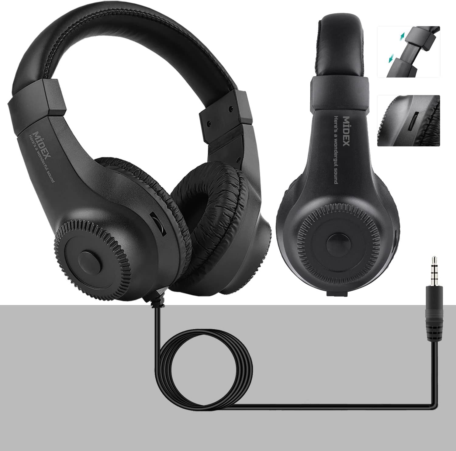 Alternative view of RS-10 Kulaklık 50mm Sürücü 32 Ohm Çok Amaçlı Stüdyo Referans Dinleme DJ