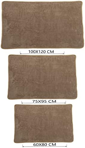 Kedi Ve Köpek Battaniyesi yumuşak Peluş Yıkanabilir 1 ADET KAHVERENGİ (ORTA BOY 100X80)