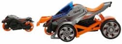 Maxx Wheels Motosiklet Fırlatıcılı Sesli ve Işıklı Araç - Gri-Turuncu