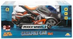 Alternative view of Maxx Wheels Motosiklet Fırlatıcılı Sesli ve Işıklı Araç - Gri-Turuncu