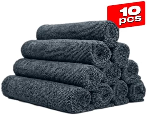 Alternative view of Wipe&Buff Mikrofiber Seramik Kaplama Uygulama Bezi 10'lu Paket, Tüy Bırakmaz Detailing Bezi, Çift Taraflı Araç İçi Bakım,Temizlik Bez
