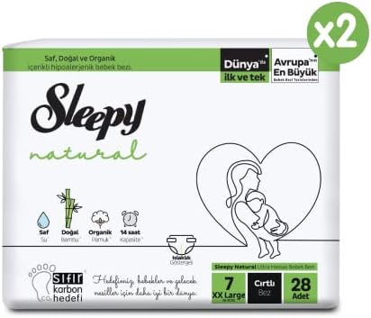 Alternative view of Natural Süper Paket Bebek Bezi 7 Numara Xxlarge 56 Adet