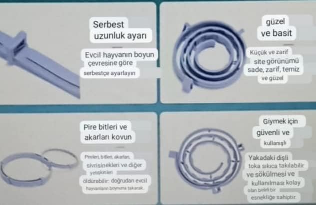 Alternative view of Laydbug kedi tasması Kene, Pire, Bit ve Parazit için koruyucu