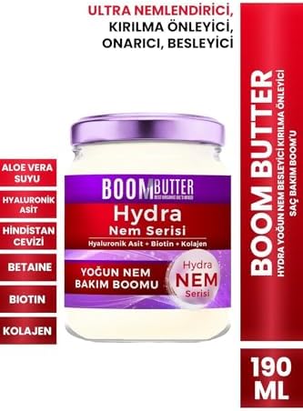 BOOM BUTTER Hydra Yoğun Nem Saç Bakım Boom'u 190 ML