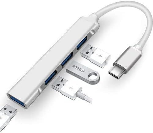 Happy Type-C To 4 Port Usb 3.0 Hub Çoklayıcı ve OTG Yüksek Hızlı Super Speed Çoklayıcı Çoğaltıcı Çevirici Adaptör Cep Telefonuna USB Bağlama imkanı