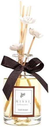 200 ml Silindir Şişe Bambu Çubuklu Dark Oda Kokusu
