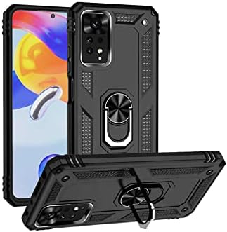 Alternative view of 11 Pro 5G ile Uyumlu Kapak Military Yüzüklü Stantlı Tank Kılıf - Siyah