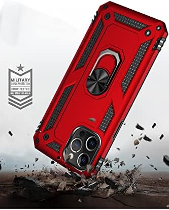 Alternative view of Oppo A16 ile Uyumlu Kapak Military Yüzüklü Stantlı Tank Kılıf - Siyah