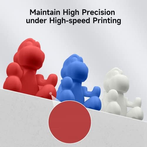Alternative view of Creality Resmi 3D yazıcı filamenti, Hyper PLA yüksek hızlı filament, 1,75 mm 3D baskı filamenti, yüksek hızlı baskı için, ölçü hassasiyeti +/-0,02 mm, 1 kg/makara - siyah
