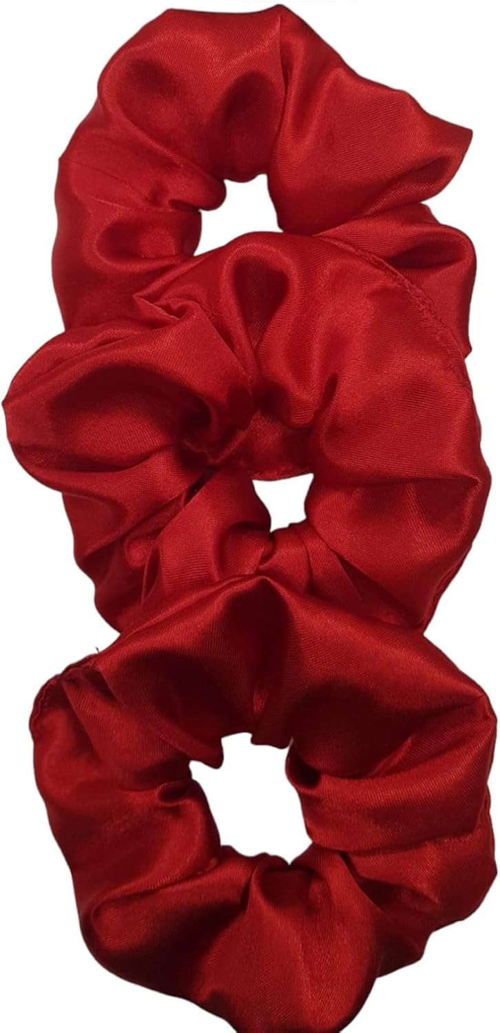 Alternative view of Saç Tokası Scrunchie Toka 3 Adet (kırmızı5)
