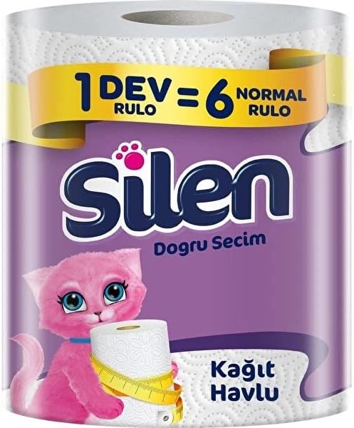Silen Kağıt Havlu Dev Rulo 1=6