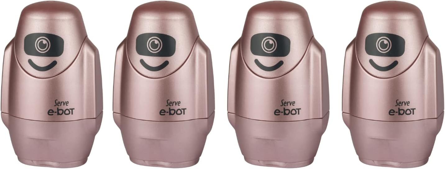 Alternative view of SERVE E-BOT SILGILI KALEMTIRAS METALIK ROZE 4LU SET