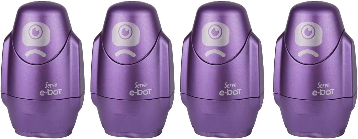 Alternative view of SERVE E-BOT SILGILI KALEMTIRAS METALIK MOR 4LU SET