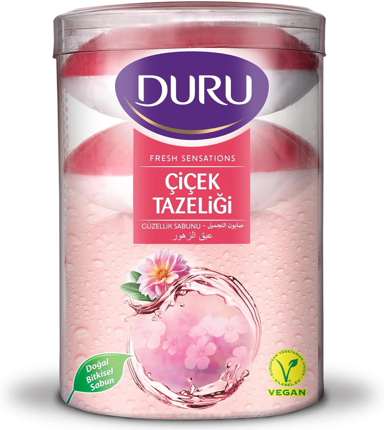 Alternative view of DURU Fresh Sensations Çicek Tazeliği Sabun, 100 Gramx4