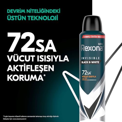 Alternative view of Rexona Men Erkek Sprey Deodorant Invisible & 72 Saat Kesintisiz Üstün Koruma 200 ml