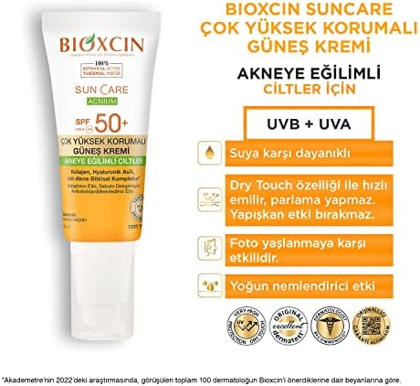 Sun Care Akneye Eğilimli Ciltler İçin Güneş Kremi 50 SPF - Akne, Dry, Mat 50 Ml