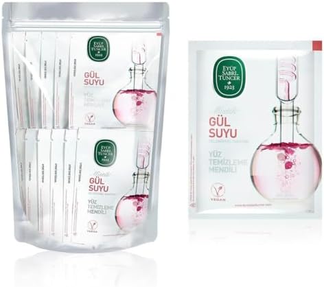 Alternative view of Mistik Gül Suyu Yüz Temizleme Mendili 30lu Doypack Poşet 9,3 X 12,5 Büyük Boy