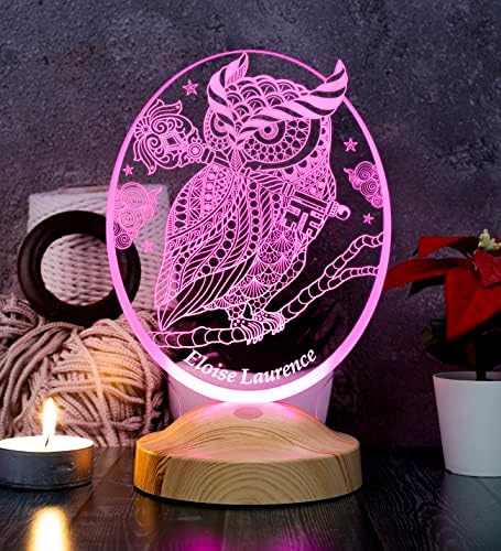 Tasarımlı Kişiye Özel 3D Led Gece Lambası – Dekoratif Lamba, Severlere Masa Lambası, Hayvan Temalı Işıklı Hediye