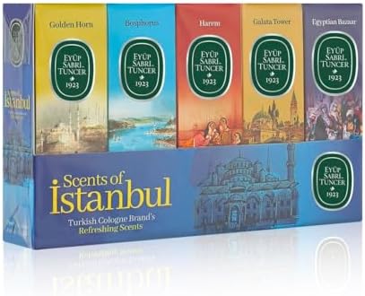 16 ml Silindir Cam Şişe Kolonya 5'li Set - Scents Of Istanbul