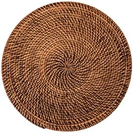 Amerikan Servisi, Yuvarlak, Çap 36 Cm, Koyu Kahverengi