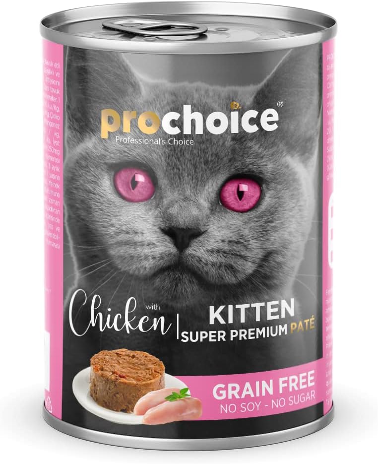 Alternative view of Prochoice Yavru Kediler İçin, Tahılsız, Tavuk Etli Ezme, 400 g x 12 adet