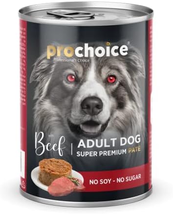 Prochoice Yetişkin Köpekler İçin, Sığır Etli ve Pirinçli Ezme, 400 g x 12 adet