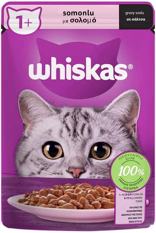 Alternative view of Whiskas Somonlu Poşet Yaş Mama 85 G Tekli Paket