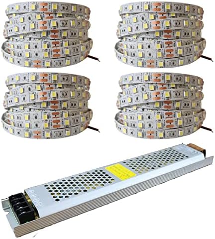 Alternative view of 20 Metre Şerit LED Günışığı Renk + 12v 25 Amper 300 Watt LED Trafo - 3 Dirençli Double Pcb - Oturma Odası, Yatak Odası ve Mutfak için Gizli Aydınlatma