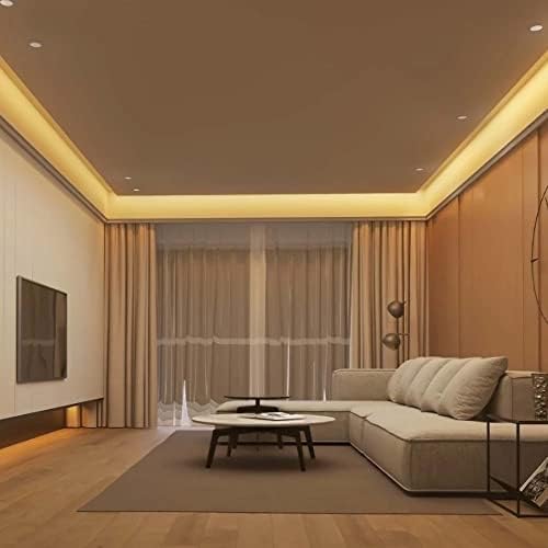 10 Metre Şerit LED Günışığı Renk + 12v 10 Amper 120 Watt LED Trafo - 3 Dirençli Double Pcb - Oturma Odası, Yatak Odası ve Mutfak için Gizli Aydınlatma