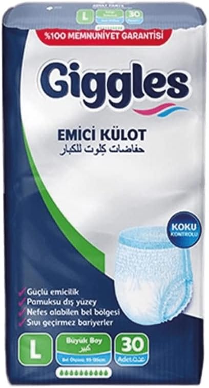 Alternative view of Giggles Külotlu Yetişkin Hasta Bezi Large 30 Adet