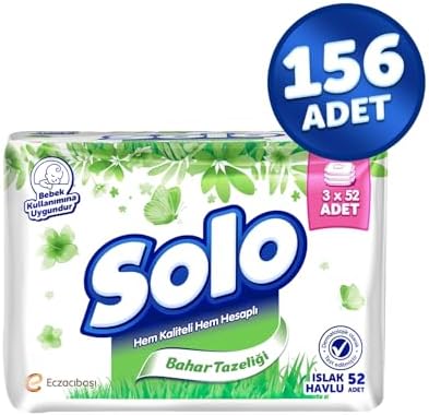 Alternative view of Solo Islak Havlu 3*52 Yaprak