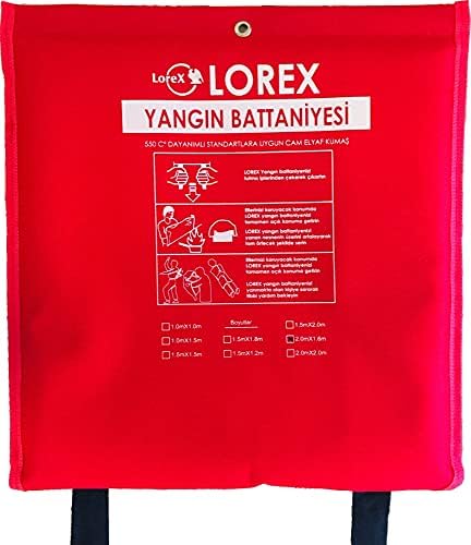 Alternative view of LR-FB2016C Çantalı 200cm x 160cm Yangın Battaniyesi