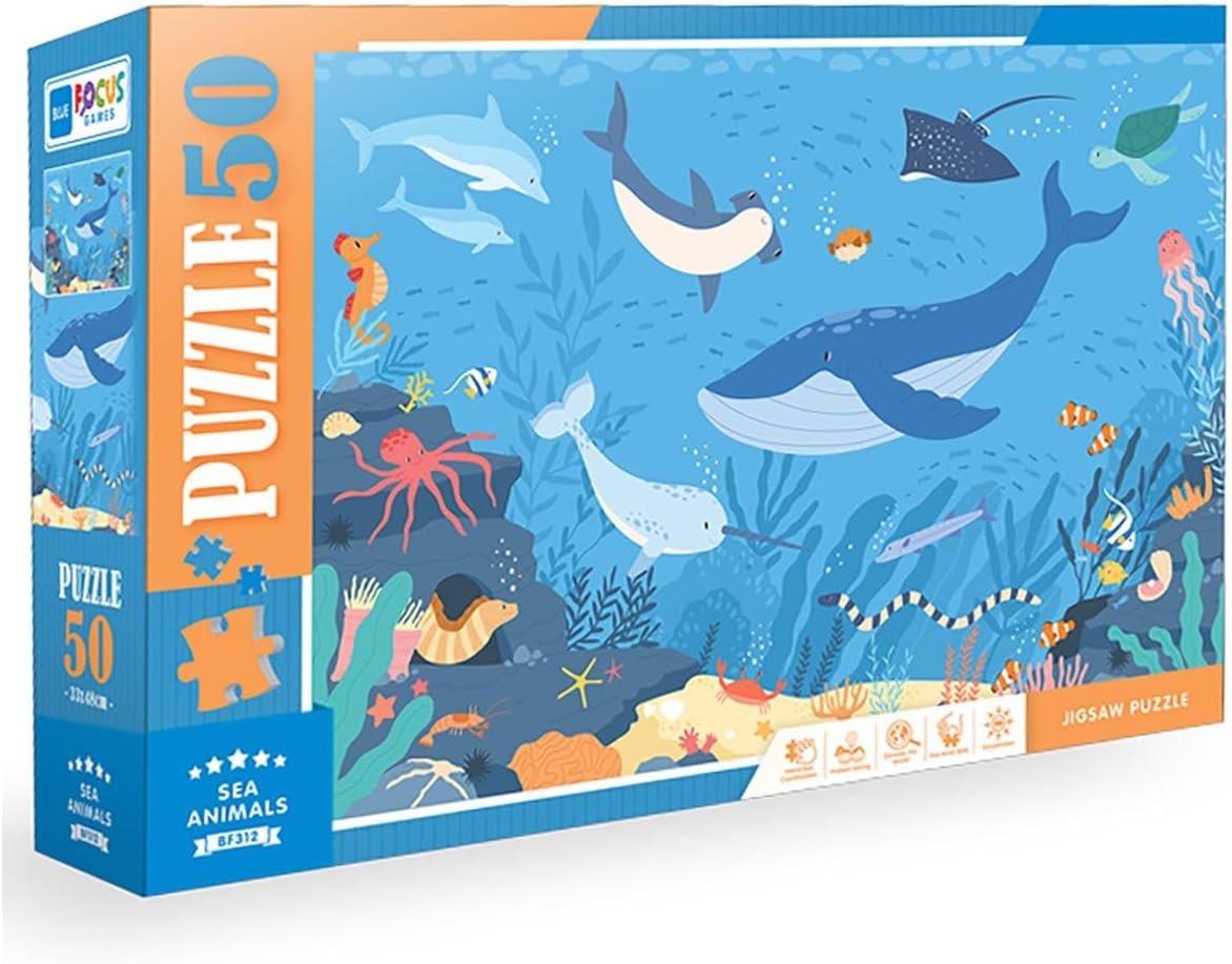 Alternative view of Blue Focus 50 PARÇA - SEA ANIMALS (DENİZ HAYVANLARI)