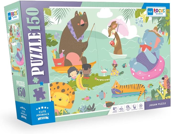 Alternative view of Blue Focus 150 PARÇA - CUTE ANIMALS (SEVİMLİ HAYVANLAR)