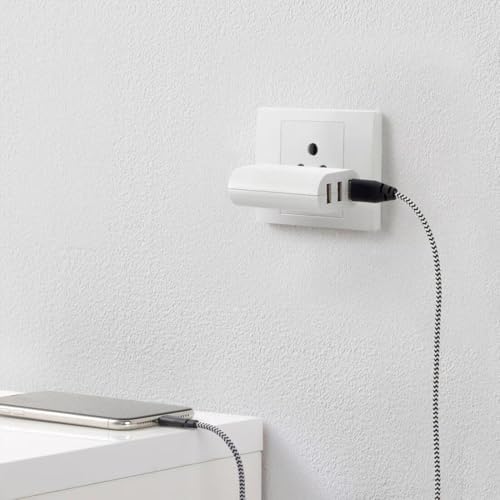 Alternative view of SMÄHAGEL 3 bağlantı noktalı USB şarj cihazı, beyaz