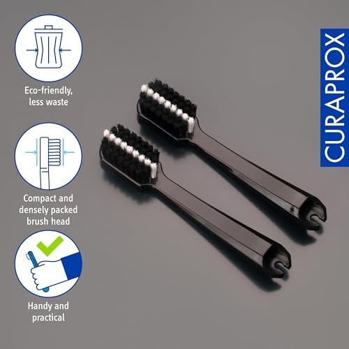 Alternative view of is white travel refill brush heads, travel diş fırçası için, ikili paket
