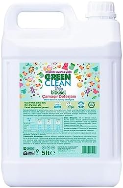 U Green Clean Baby Organik Lavanta Yağlı Bitkisel Çamaşır Deterjanı 5000 ml