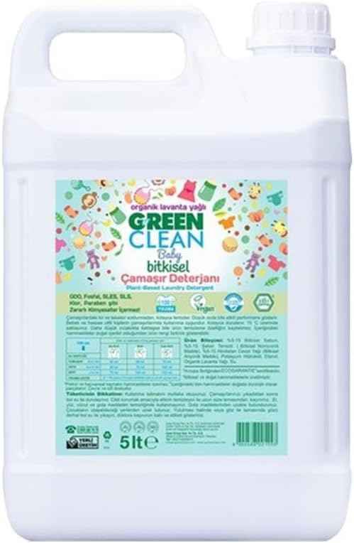 Alternative view of U Green Clean Baby Organik Lavanta Yağlı Bitkisel Çamaşır Deterjanı 5000 ml