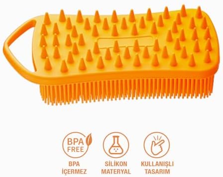 Silikon Vücut Masaj Ve Temizleme Fırçası - 08