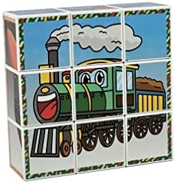 Alternative view of Neşeli Taşıtlar Manyetik 3D Küp Puzzle - (9 Mıknatıslı Küp 6 Yapboz) - Gemi//Tren/Roket/Ufo/Balon