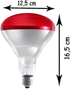 250W Infrared Kırmızı Ampul E27 Isıtıcılı Lamba Kırmızı Işık