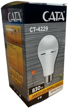 9W/6400K ŞARJLI LED AMPUL CATA