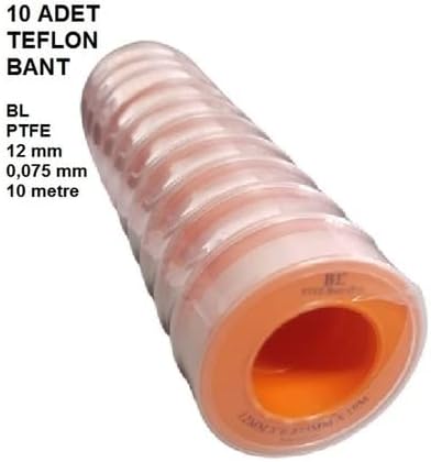 Teflon Bant Wonder 12 Mm x 10 Mt 10 Adet