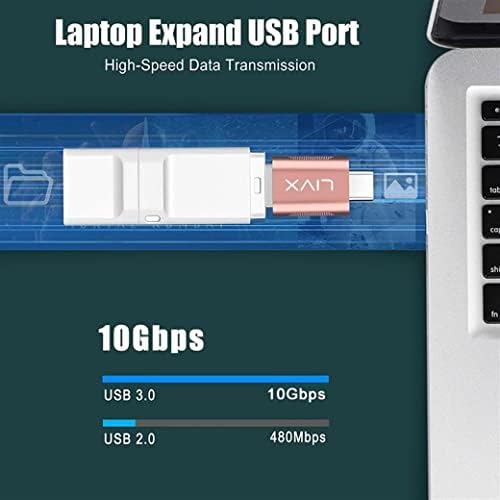 Alternative view of Livx USB 3.0 To Type-C Çevirici Dönüştürücü OTG Adaptör Rose OTGRG