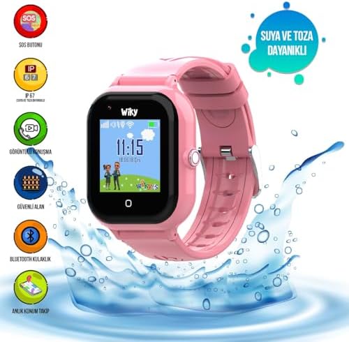 4S Pembe Görüntülü Konuşma Akıllı Çocuk Saati