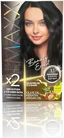 Beauty Expert Set Saç Boyası 1.1 Mavi Siyah